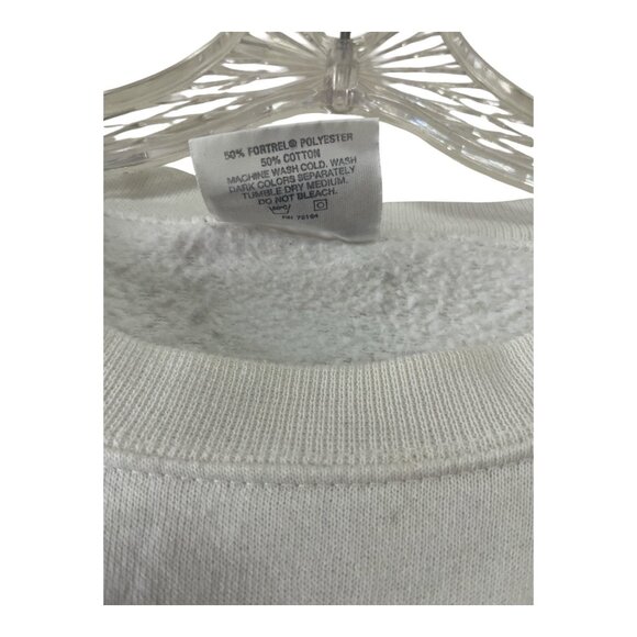 Vintage Hard Rock Cafe Atlantic City Sweatshirt White XL 50/50 Crewneck - Picture 3 of 5